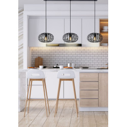 Suspension Manuela noir E27 3 x 40 W LUCIDE Suspension Manuela noir E27 3 x 40 W LUCIDE