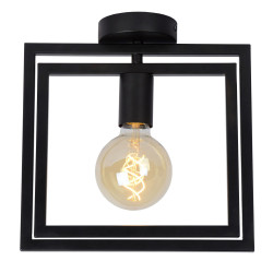 Plafonnier Luuk noir E27 40 W LUCIDE Plafonnier Luuk noir E27 40 W LUCIDE