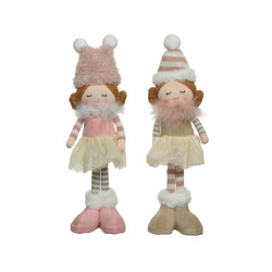 Personnage au bonnet de Noël 35 cm – Déco festive | DECORIS