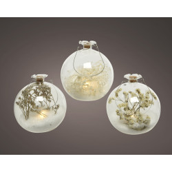 Boule de Noël Lumineo LED Blanc Chaud – Ambiance Magique