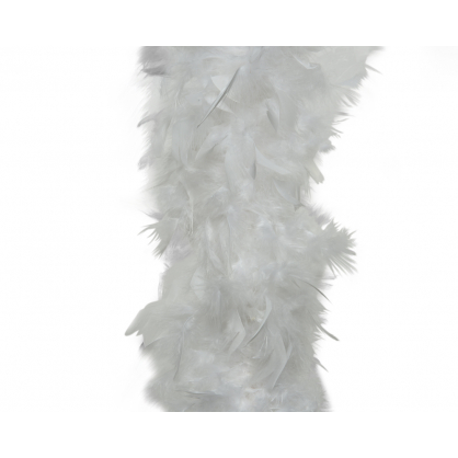 Boa de plumes blanc Ø 15 x 184 cm DECORIS