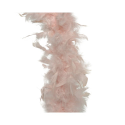 Boa en plumes rose poudré – Déco festive | DECORIS