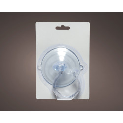 Ventouse plastique Ø 8,5 cm LUMINEO – Déco Noël | LUMINEO