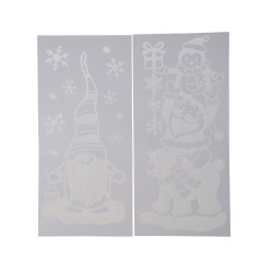 Autocollant de Noël DECORIS 23 x 49 cm – ambiance festive