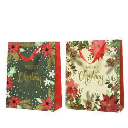 Sac cadeau Noël Joyeux Noël – Grand format | DECORIS