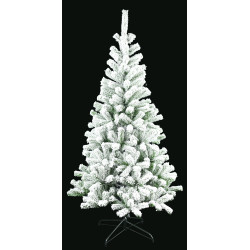 Sapin de Noël artificiel Chamonix vert enneigé 150 cm