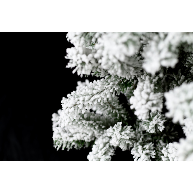 Sapin de Noël artificiel Chamonix vert enneigé 150 cm