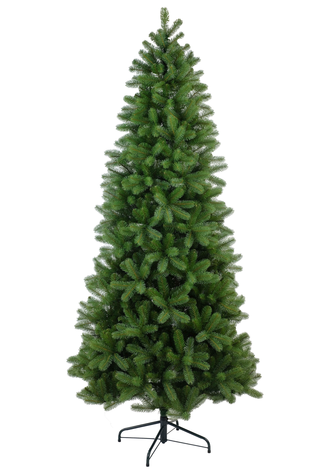 Sapin de Noël artificiel Loge slim vert 180 cm x 97 cm - Mr.Bricolage