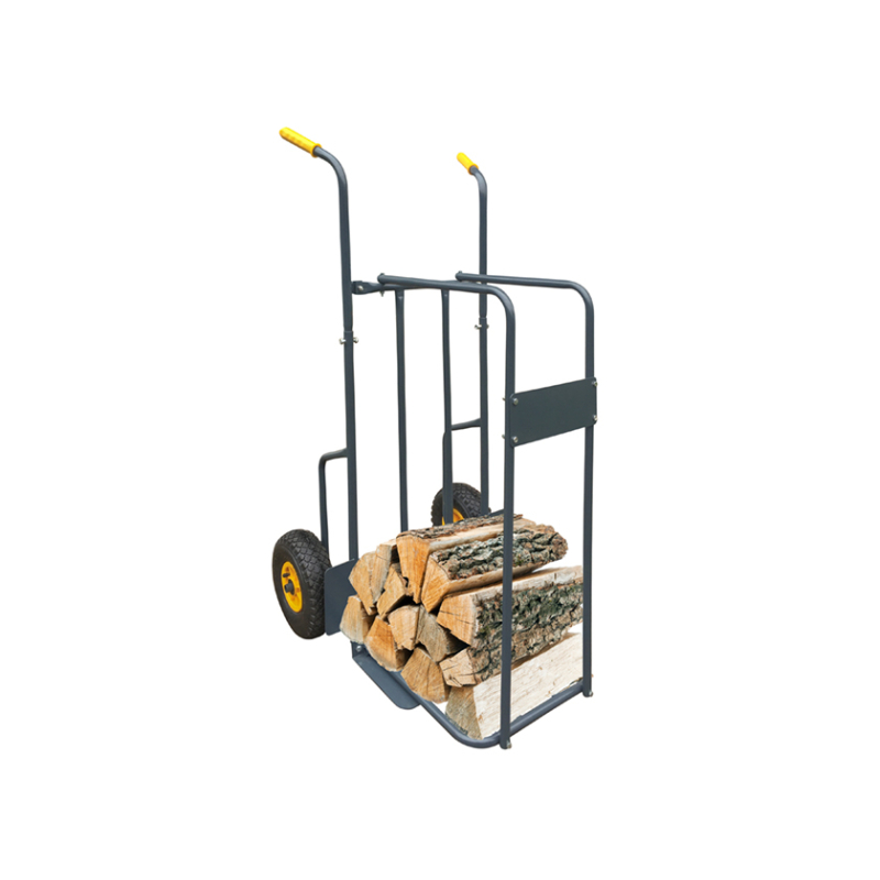 Practo Home - Chariot de transport de bois - Diable pour bois