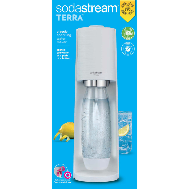 Machine à boisson pétillante Terra blanc SODASTREAM