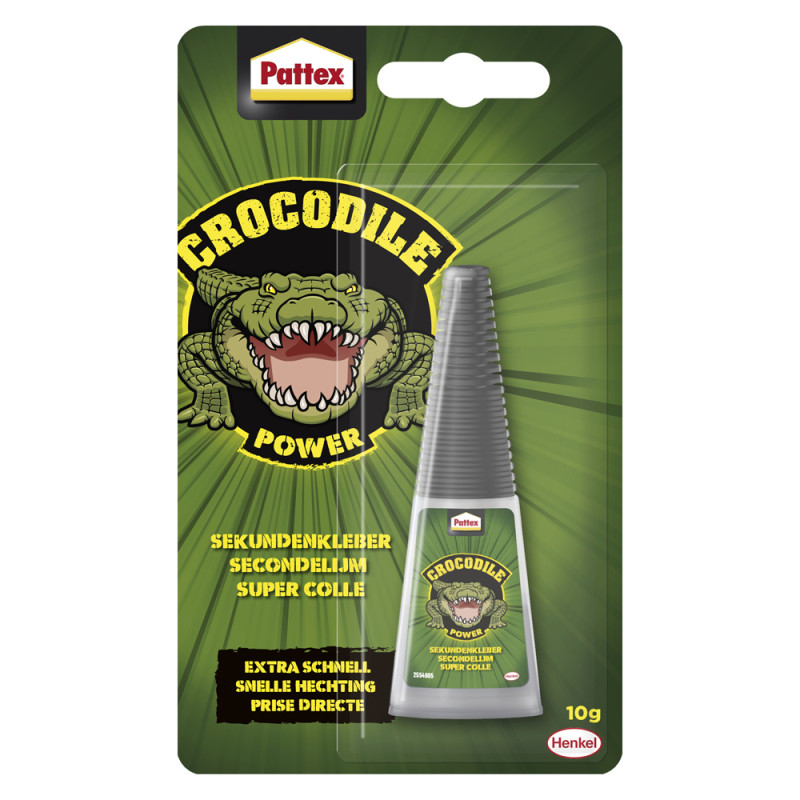 Super colle prise directe Crocodile 10 g PATTEX