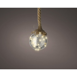 Boule verre LED Ø 14cm – Ambiance féerique


