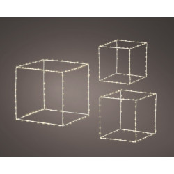 Cube lumineux LED LUMINEO – Ambiance Noël | LUMINEO