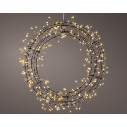 Couronne LED Ø 38cm – Ambiance Noël Magique