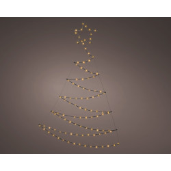 Arbre Lumineux Noël LED Blanc Chaud 76x110cm – Ambiance Magique