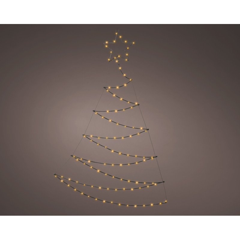 Arbre Lumineux Noël LED Blanc Chaud 76x110cm – Ambiance Magique