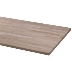 Plan de travail en chêne massif 250 x 61 x 2,6 cm CANDO