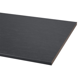 Plan de travail en bois aggloméré marbre noir 205 x 80 x 2,9 cm CANDO Plan de travail en bois aggloméré marbre noir 205 x 80 x 2,9 cm CANDO