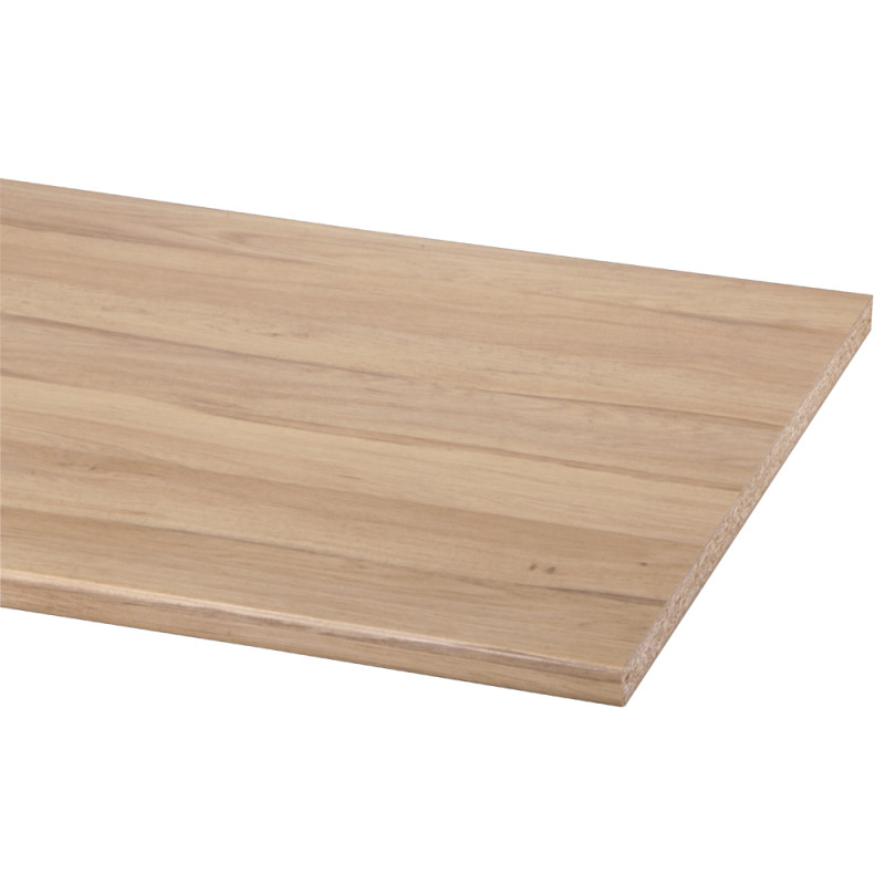 Plan de travail en bois aggloméré chêne européen 302 x 60 x 2,9 cm CANDO Plan de travail en bois aggloméré chêne européen 302 x 60 x 2,9 cm CANDO