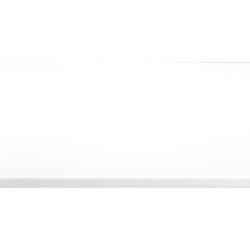 Plan de travail en bois aggloméré blanc 302 x 60 x 2,9 cm CANDO