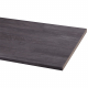 Plan de travail en bois aggloméré gris acier 182 x 60 x 2,9 cm CANDO