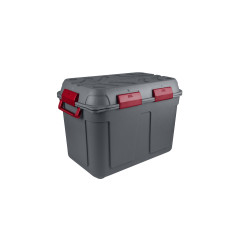 Box de rangement Q-Line étanche anthracite et rouge 160 L SUNWARE