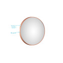 Miroir Copper cuivre Ø60 cm AURLANE