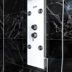 Colonne de douche Glass blanc AURLANE