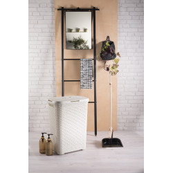 Panier à linge Style blanc vintage 60 L CURVER