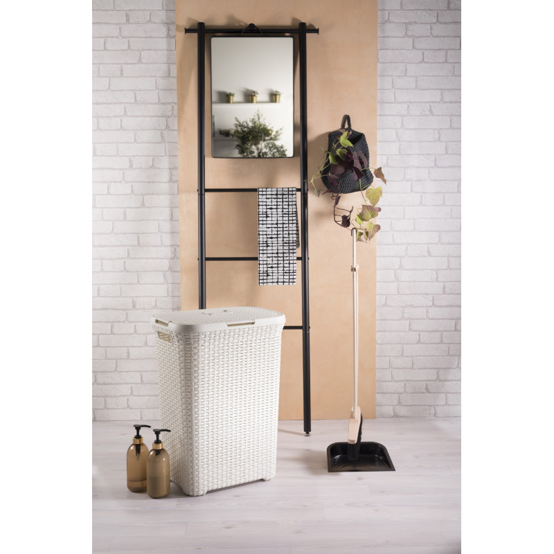 Panier à linge Style blanc vintage 60 L CURVER