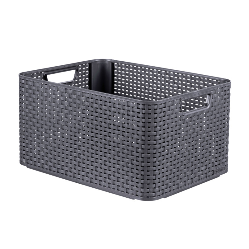 Box de rangement Natural Style anthracite 30 L CURVER