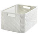 Box de rangement Natural Style blanc vintage 30 L CURVER