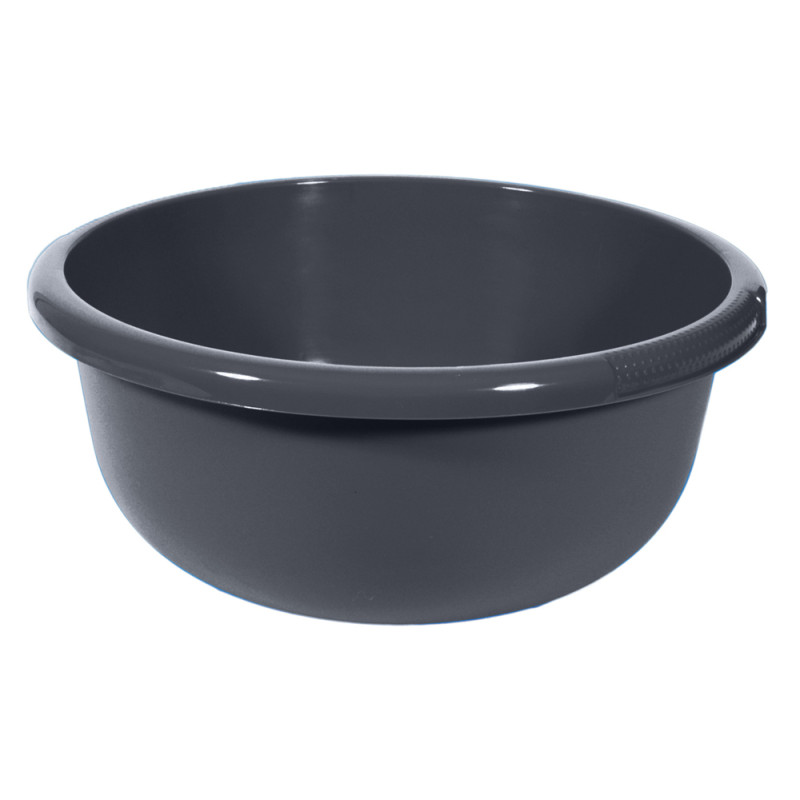 Bassine ronde anthracite 10,5 L CURVER