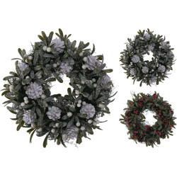 Couronne de Noël avec groseilles Ø 34 cm