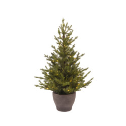 Sapin de Noël Norway 90 cm illuminé – Ambiance magique