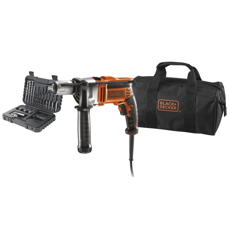 Perceuse filaire BLACK+DECKER KR705S32-QS 750W | BLACK+DECKER Perceuse filaire BLACK+DECKER KR705S32-QS 750W | BLACK+DECKER