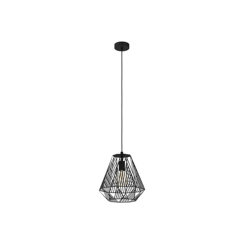 Suspension Stype noire Ø 33 cm E27 40 W EGLO