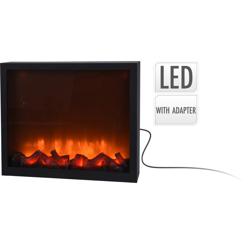 Feu ouvert LED 41 x 10 x 25 cm Feu ouvert LED 41 x 10 x 25 cm