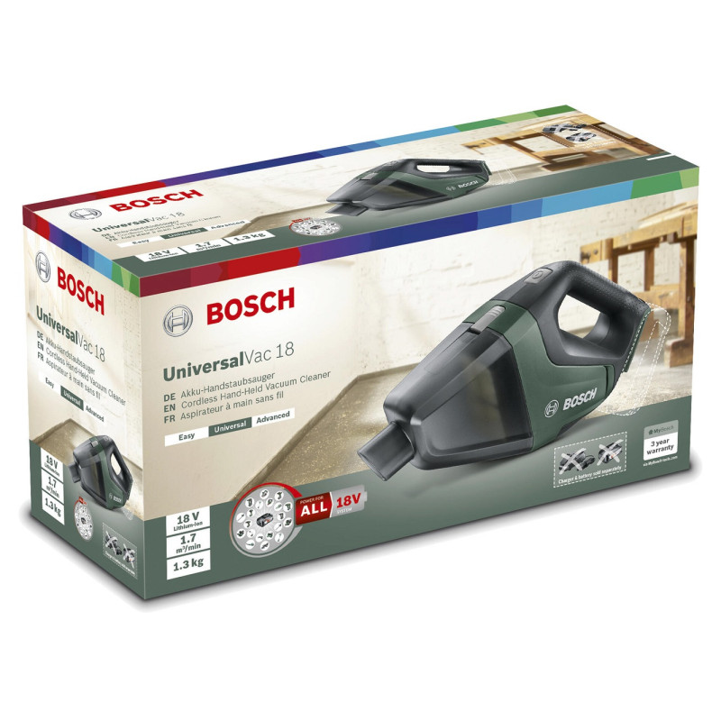 Aspirateur à main UniversalVac 18 18 V BOSCH Aspirateur à main UniversalVac 18 18 V BOSCH