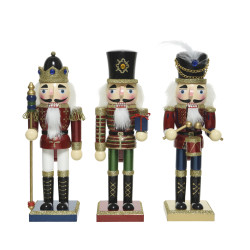Figurine Casse-Noisette Bordeaux 25cm – Déco Noël | DECORIS

