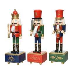 Figurine Casse-Noisette Rouge 30cm – Boîte à Musique Magique

