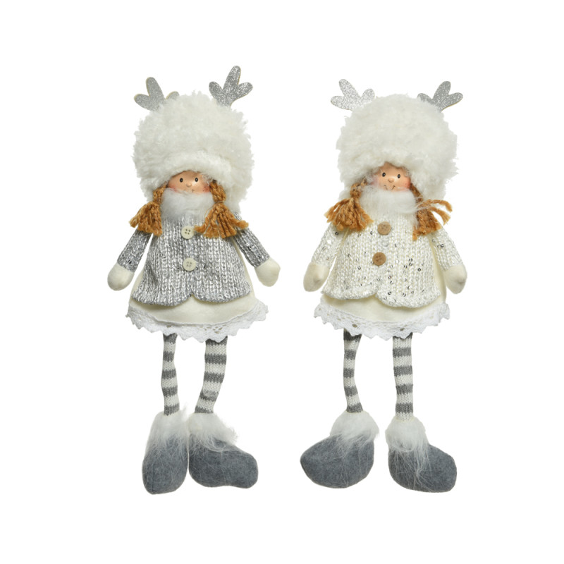 Enfant assis avec bonnet 37 cm – Déco Noël | DECORIS

