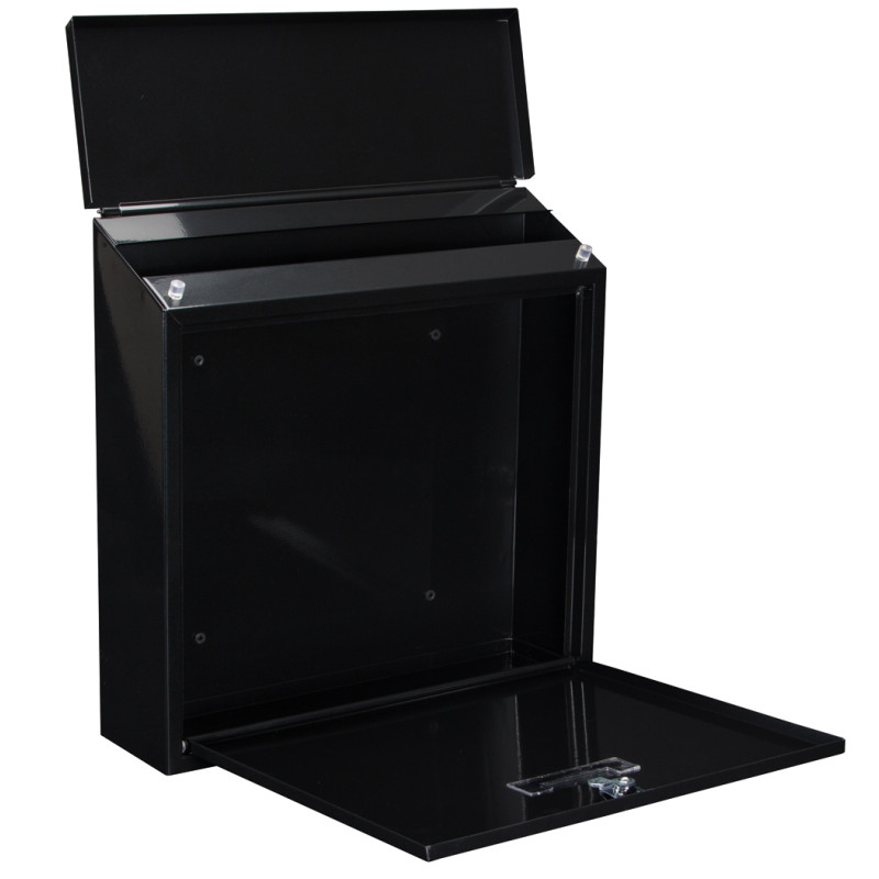 Boite aux lettres Monaco noire PEREL