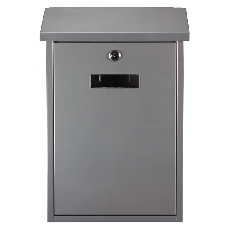 Boite aux lettres Rio argentée PEREL