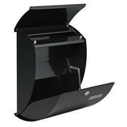 Boite aux lettres Nice noire PEREL