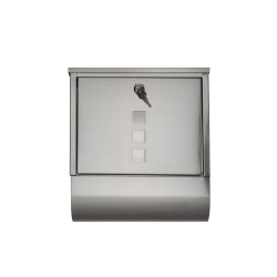 Boite aux lettres Torino en acier inoxydable PEREL