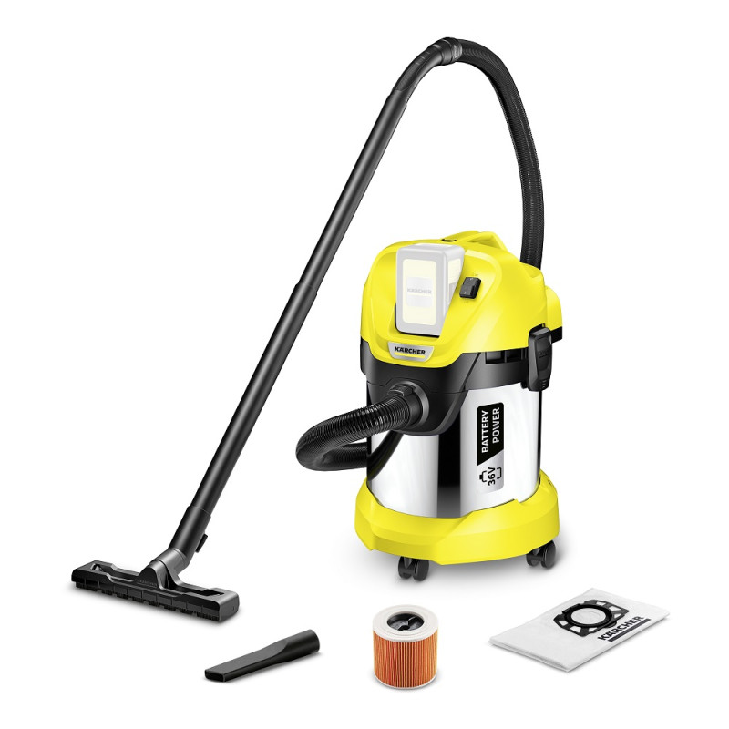 Aspirateur eau et poussière WD3 Premium sur batterie 36 V KÄRCHER