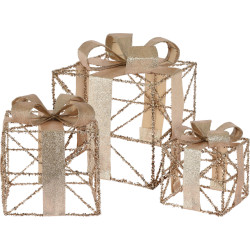 Set de cadeaux lumineux LED 3 pièces