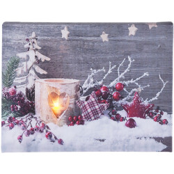Tableau Bougie LED 20 x 15 cm Tableau Bougie LED 20 x 15 cm