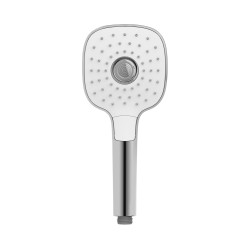 Douchette carrée Powerboost 3 jets chrome